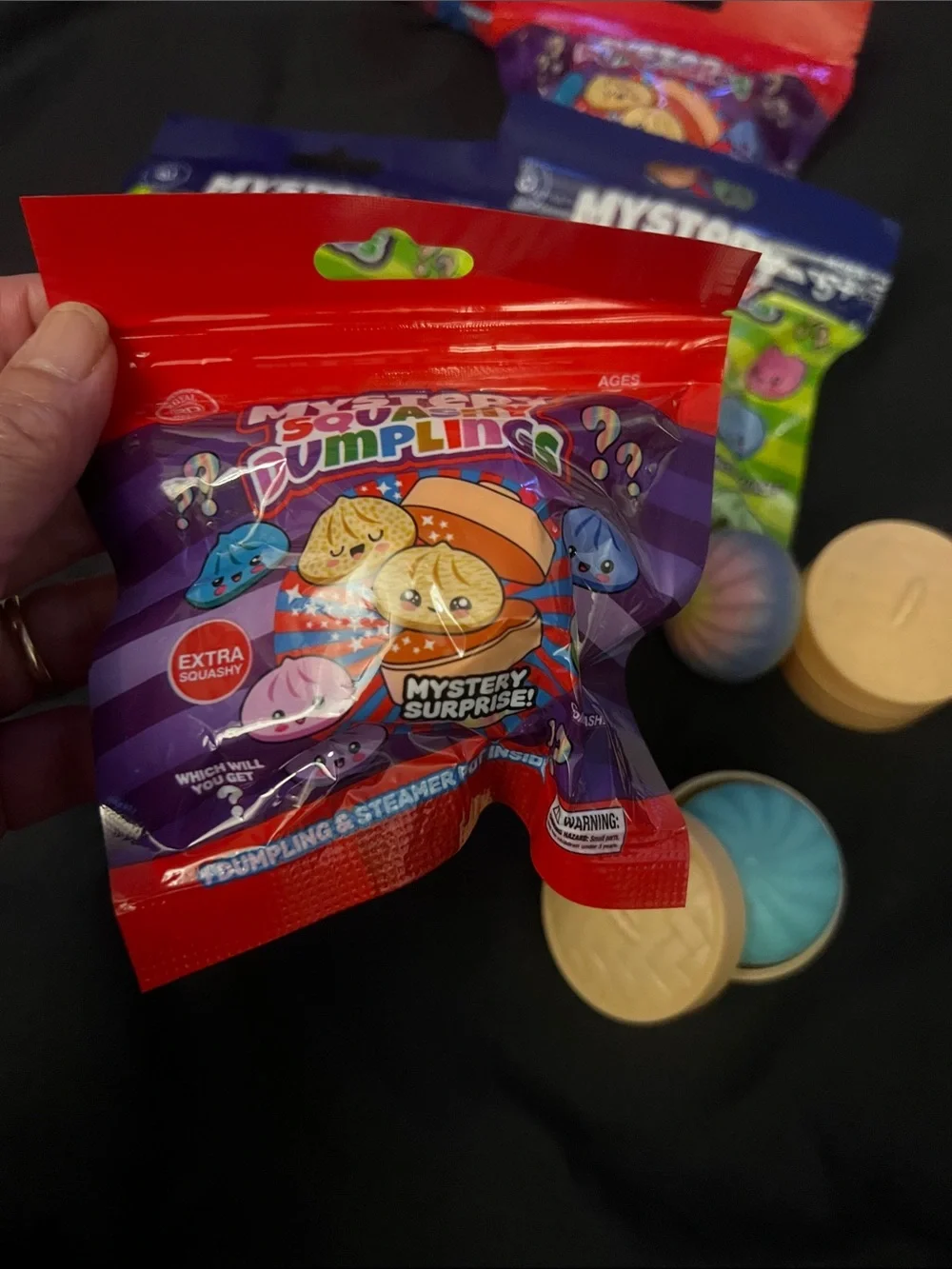6 Blind Pack Toy - Mystery Squashy/Multicolor Dumplings